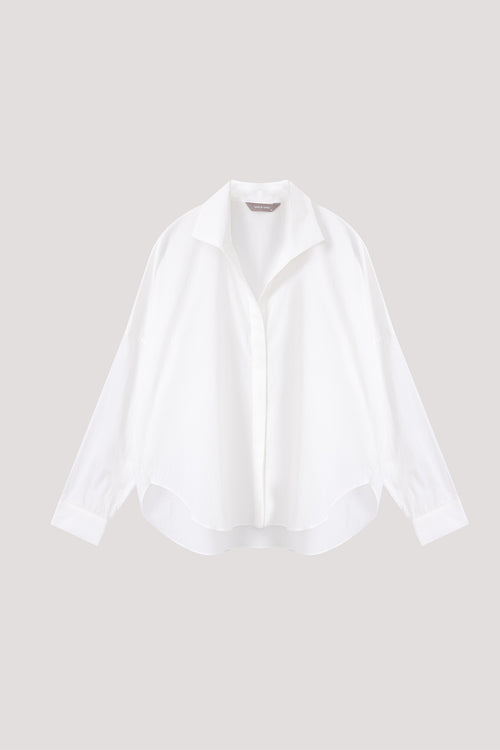 Spread Collar Shirt Blouse