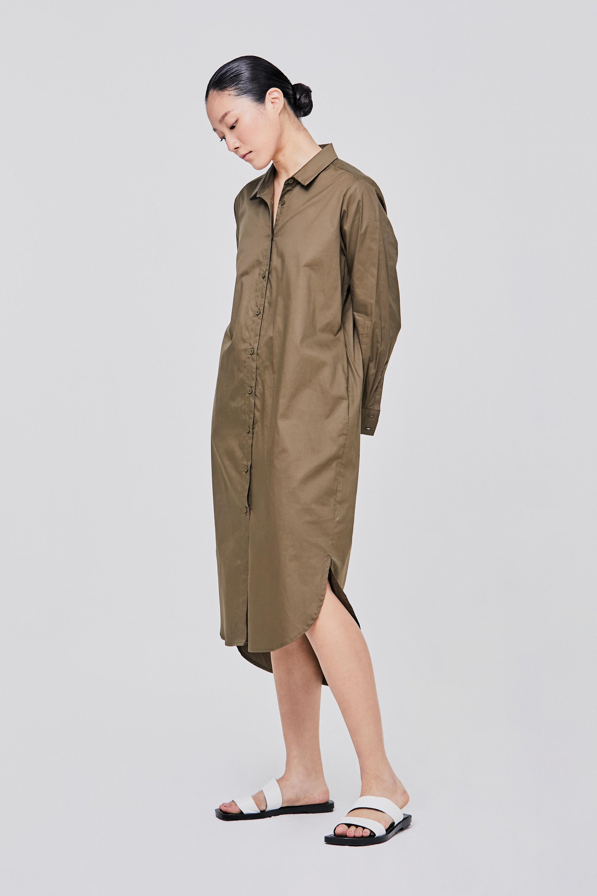 Cotton Shirt Dress