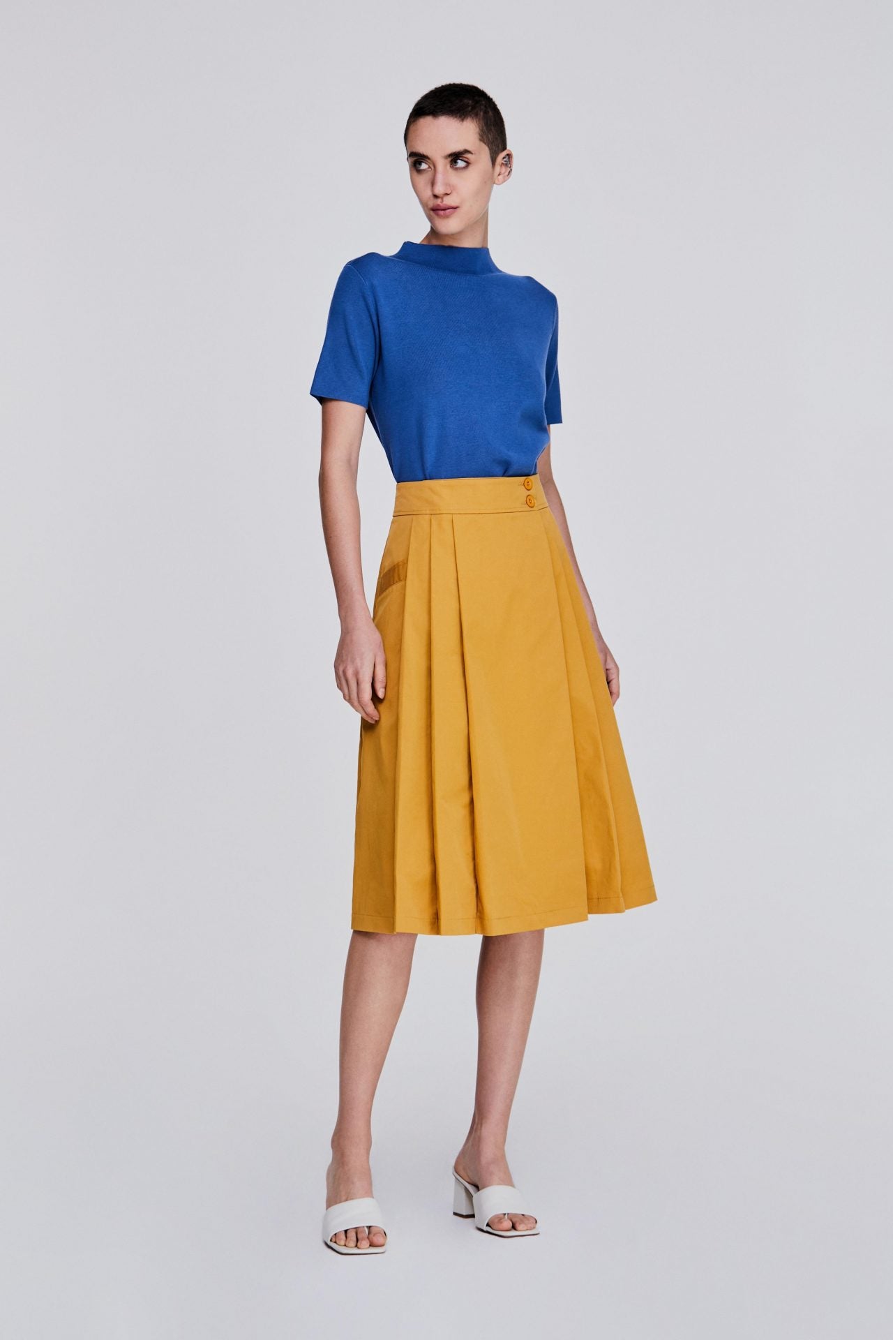 Pleated School Skirt