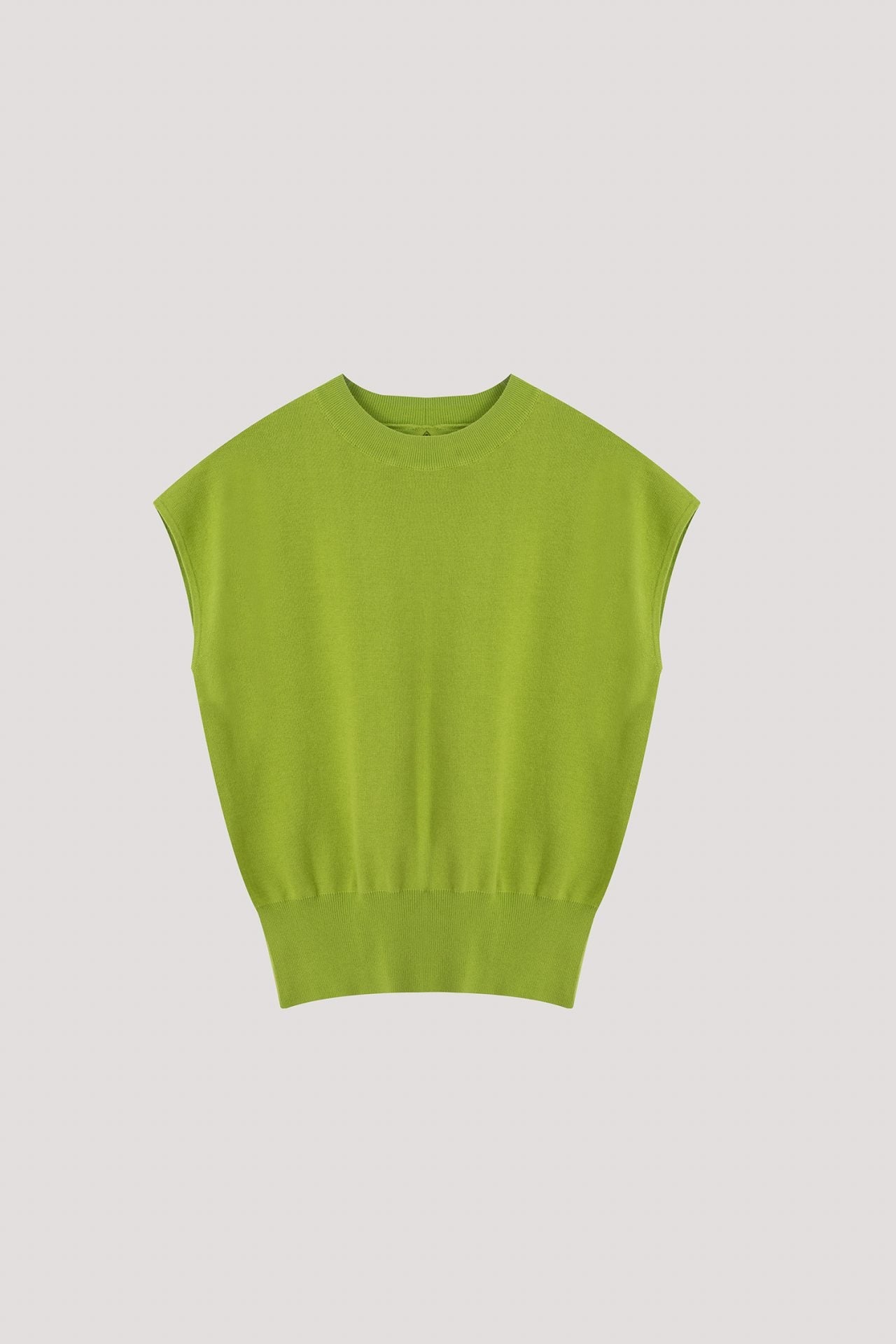 V-Slit Back Drape Knit