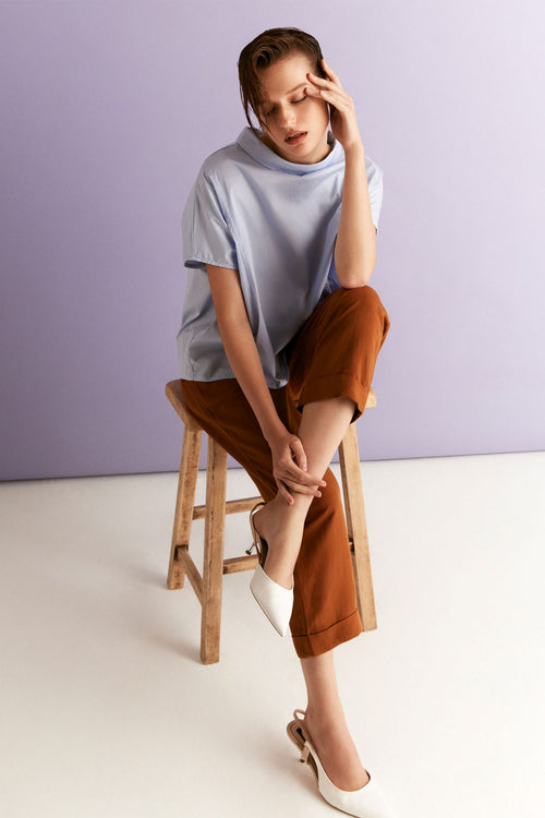 Hidden Button Placket Dress