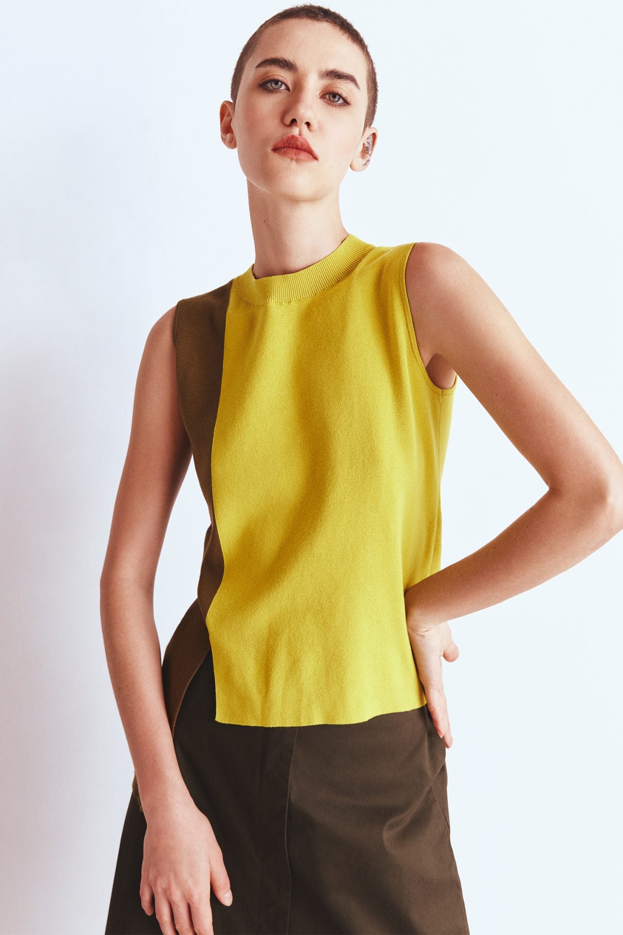 Button Placket Linen Playsuit