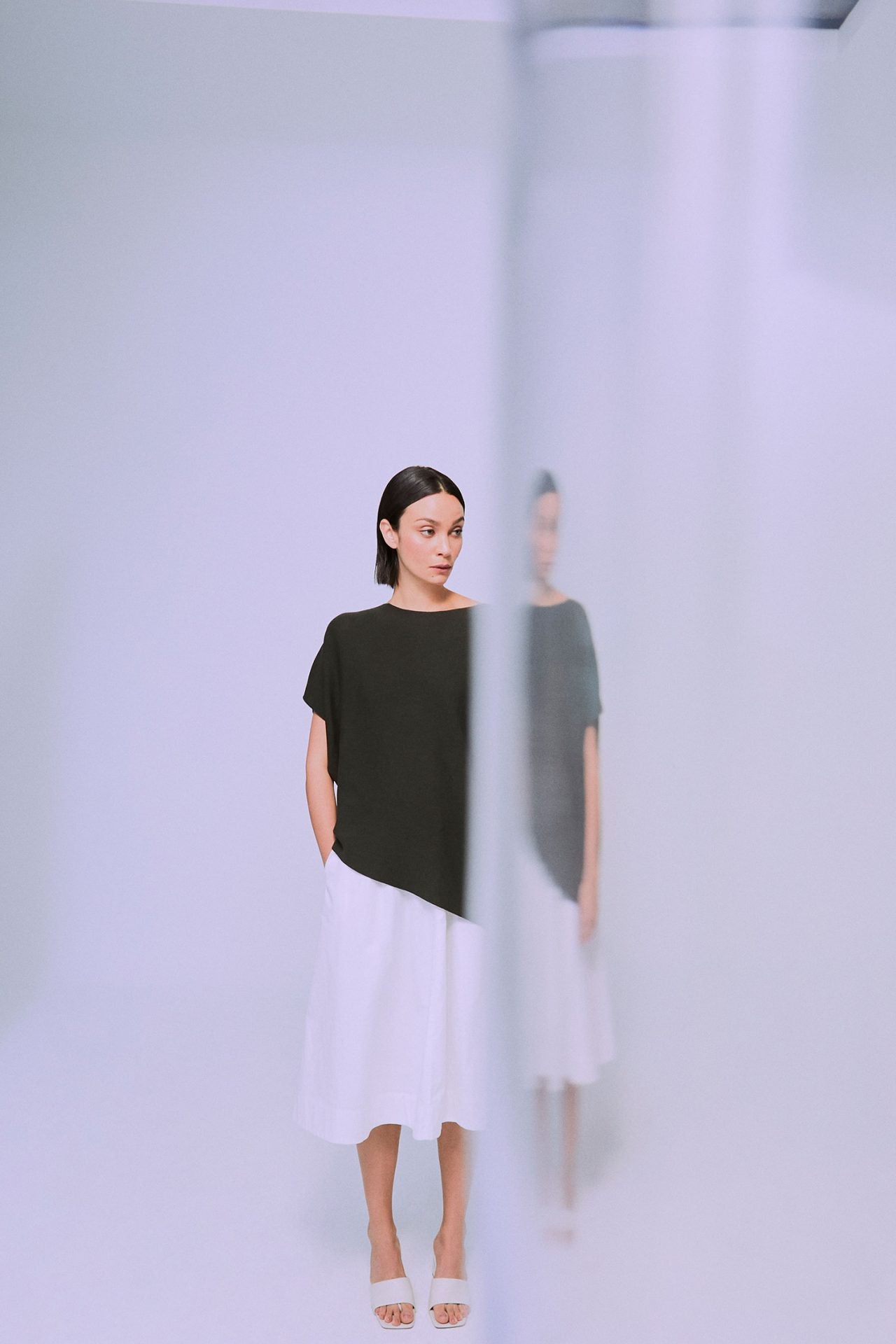 Elasticated Waist-Skirt