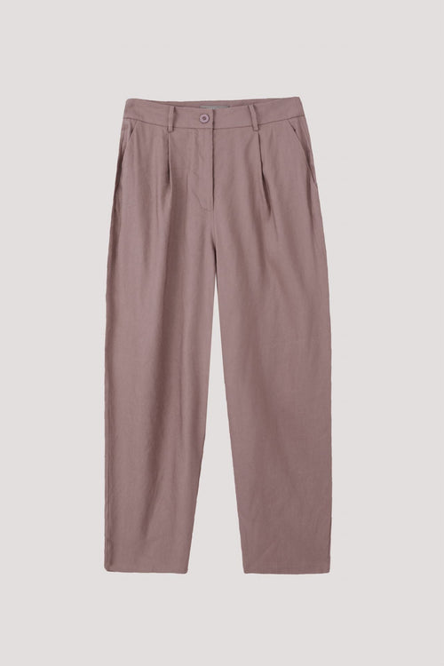 Tapered Linen Pants