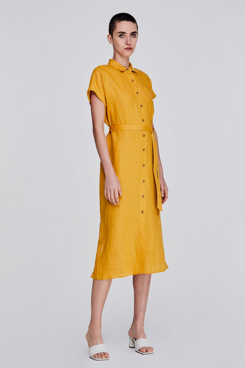 Pocket Linen Dress