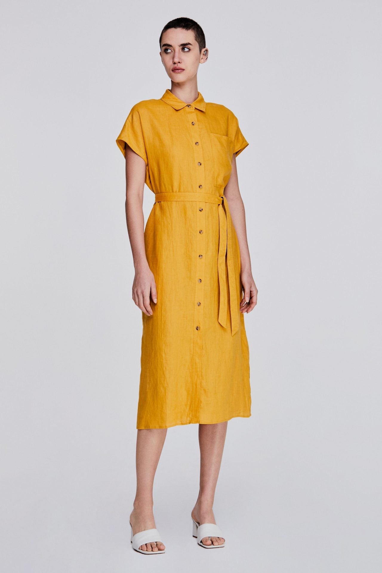 Pocket Linen Dress