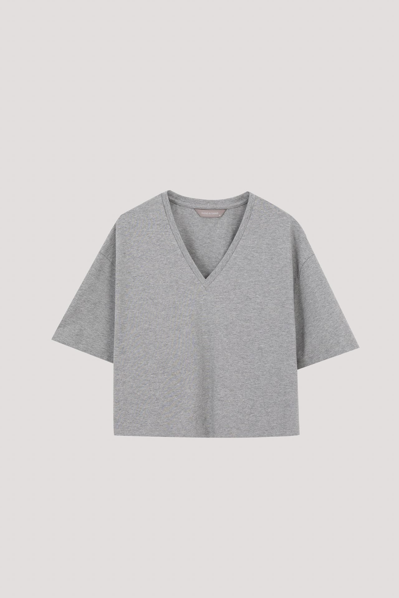 V-Neck Cropped Top