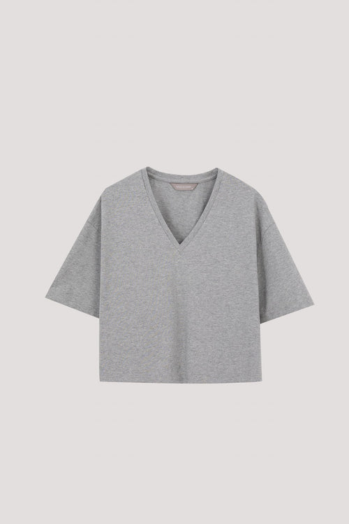 V-Neck Cropped Top