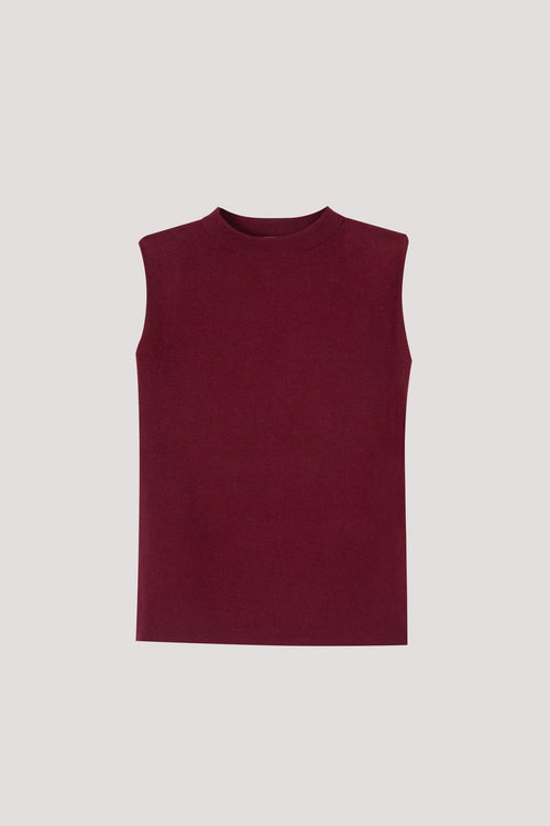 Shoulder-Padded Knit
