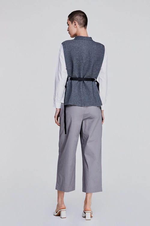 Bi-Layered Shirt Blouse