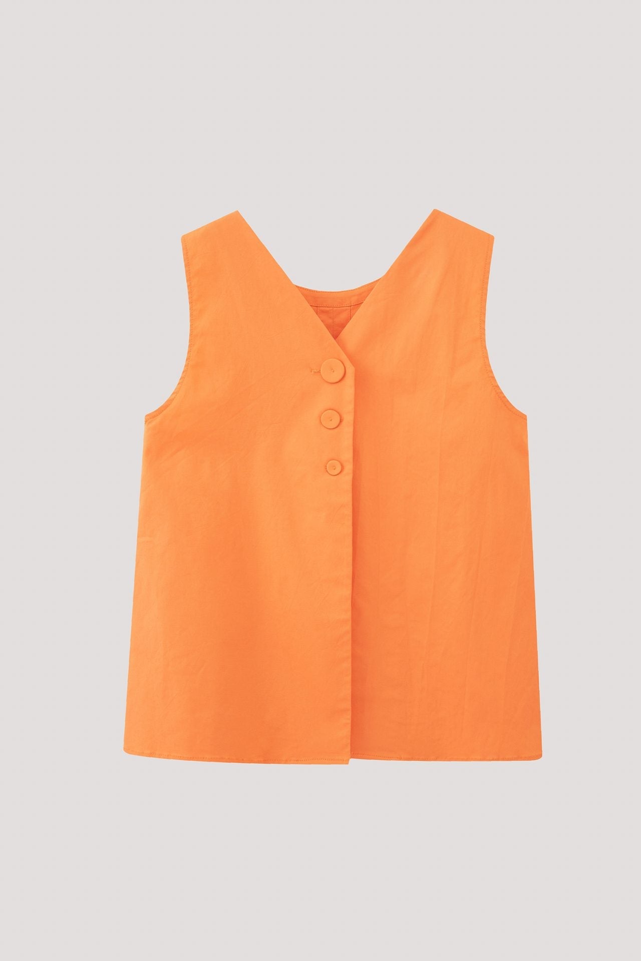 Asymmetrical Buttoned Blouse