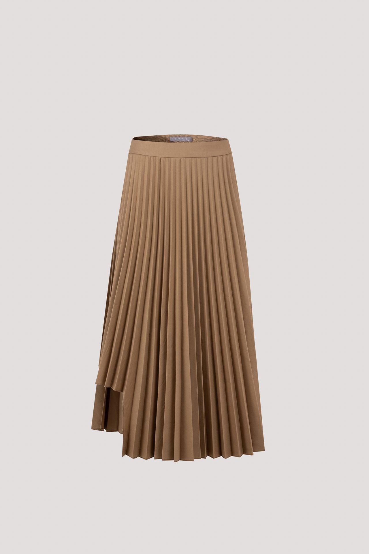 Asymmetrical Pleated Skirt