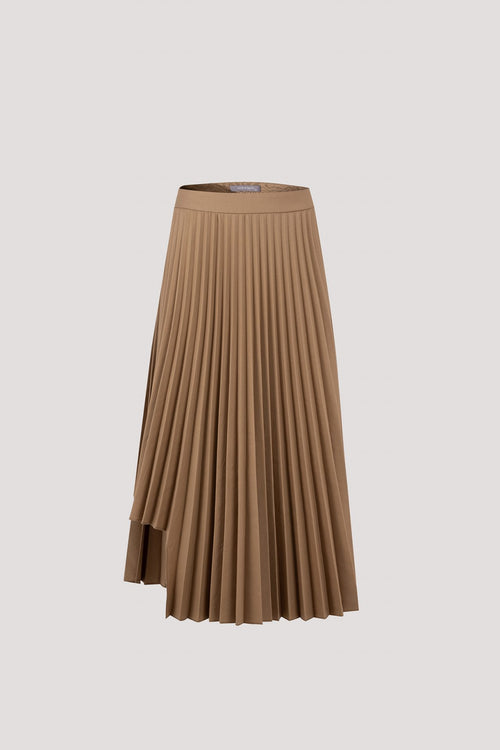 Asymmetrical Pleated Skirt