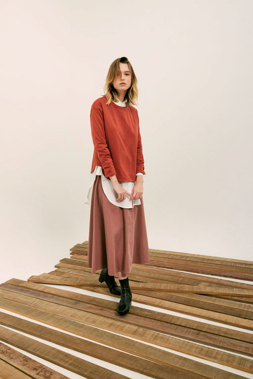 Crew Neck Knit Top