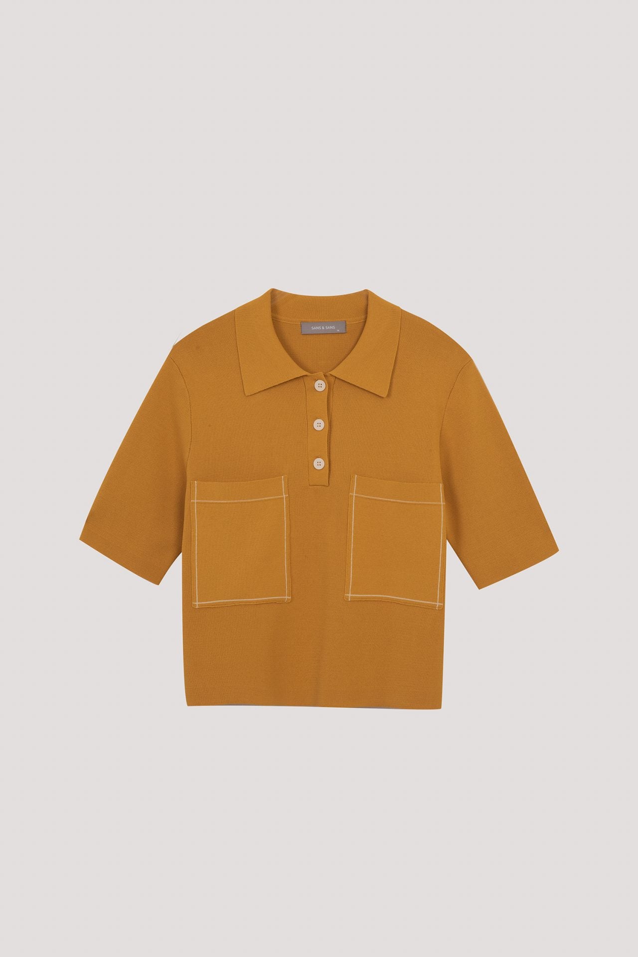 Pockets Detailed Knit Top – SANS & SANS Singapore