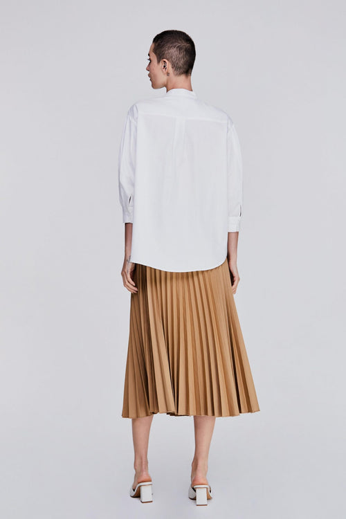 Puff-Sleeved Shirt Blouse