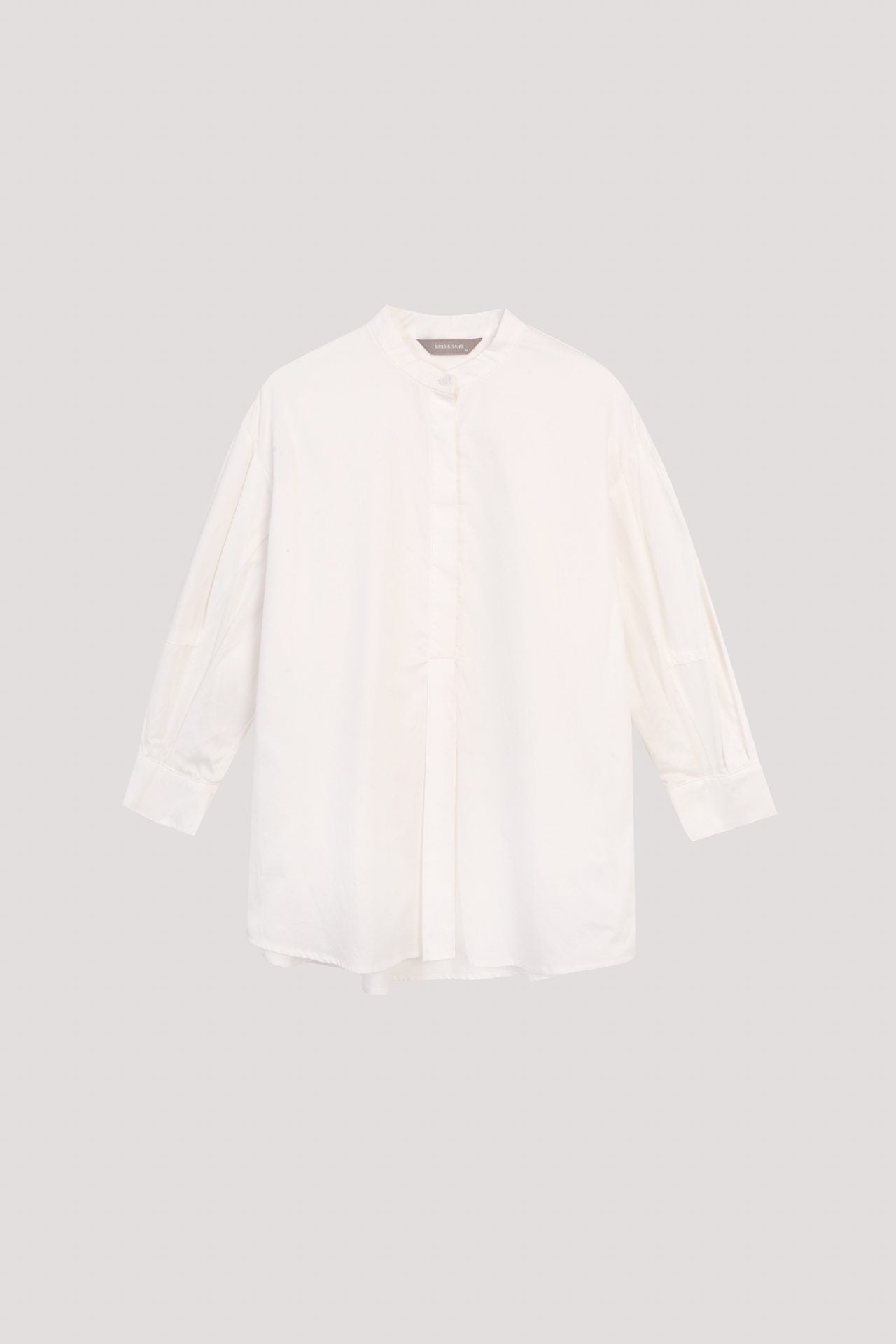Puff-Sleeved Shirt Blouse