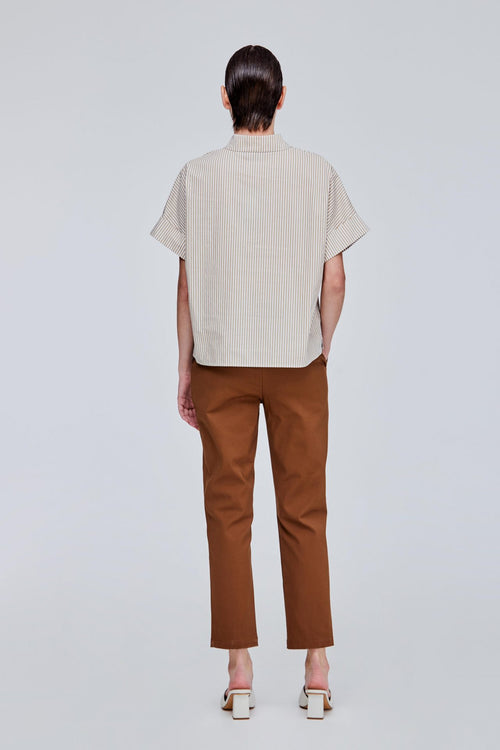 color:KHAKI STRIPES