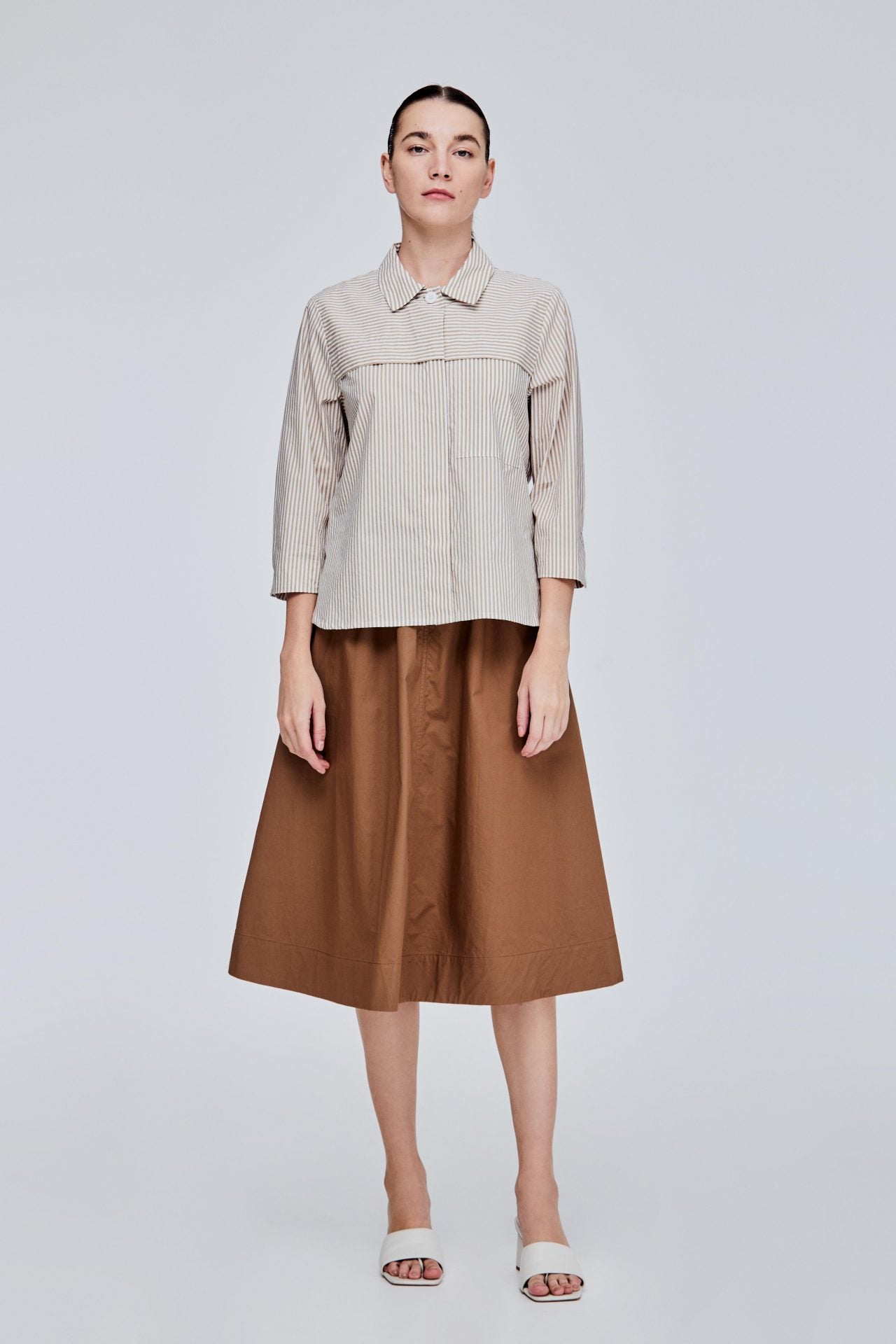 color:KHAKI STRIPES
