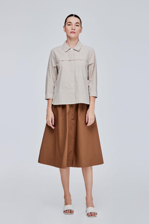 color:KHAKI STRIPES