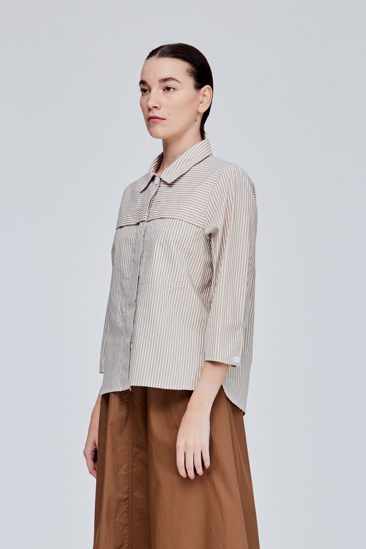 color:KHAKI STRIPES