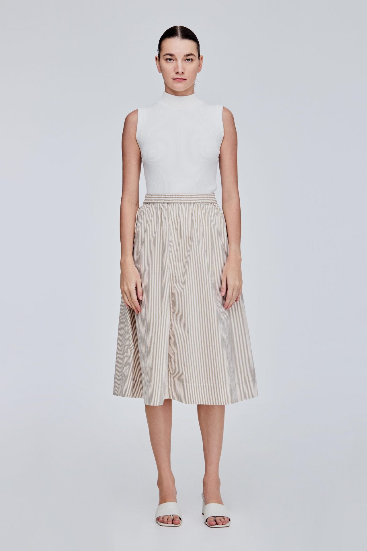 color:KHAKI STRIPES