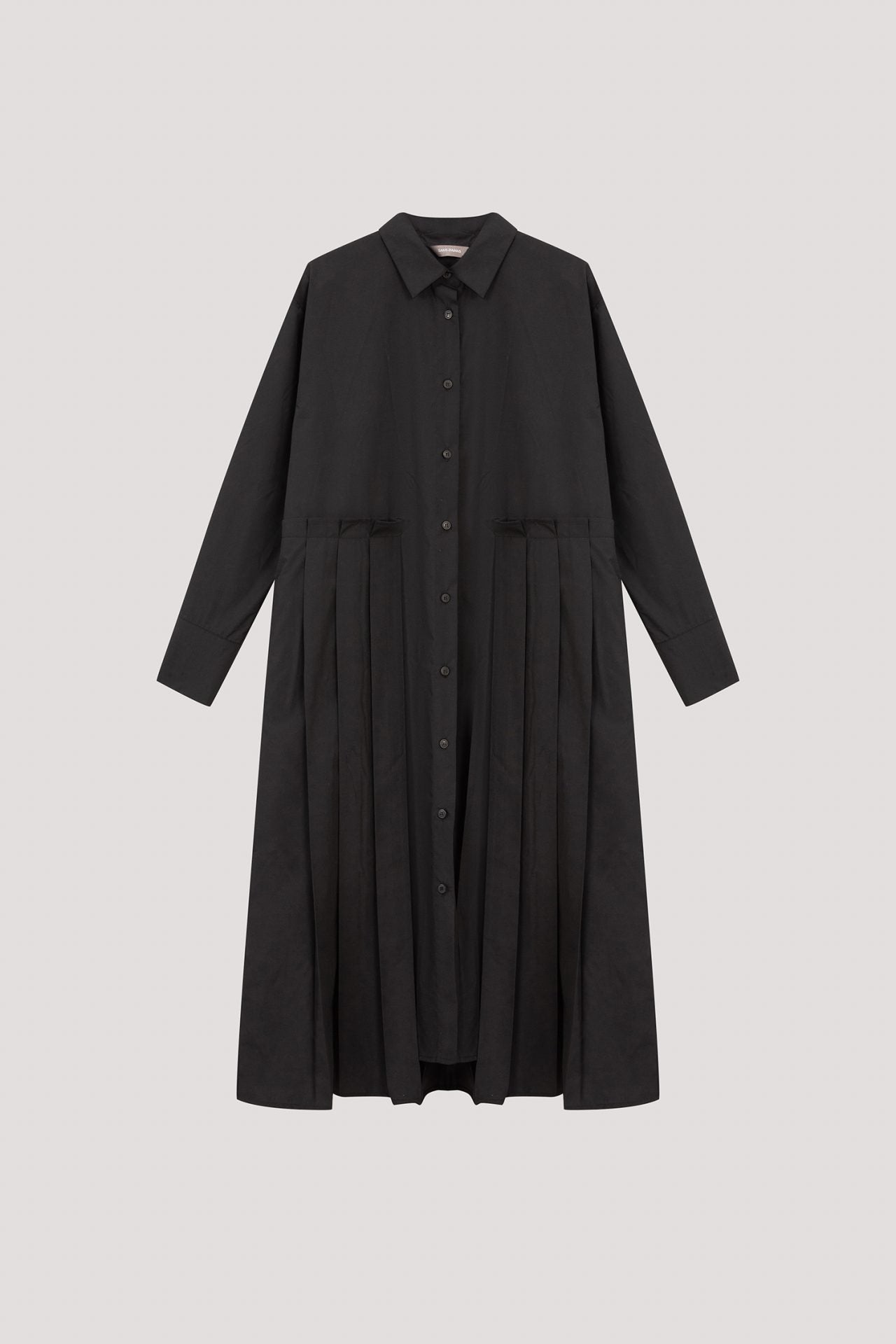 Pleats Detailed Shirt Dress