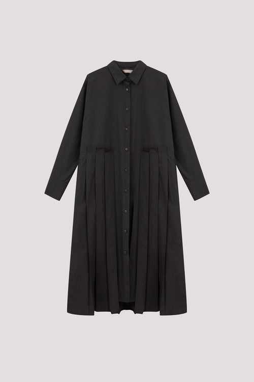 Pleats Detailed Shirt Dress