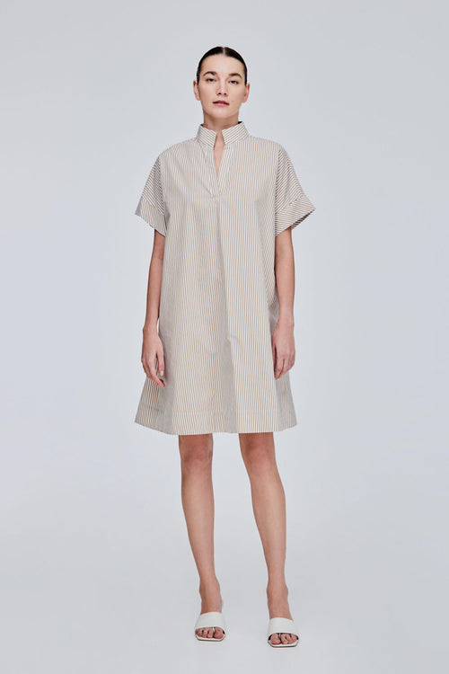 color:KHAKI STRIPES