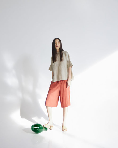 Box-cuffed Magyar Blouse