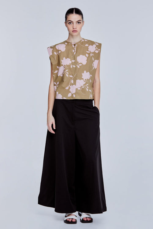 Pattern Crop Top