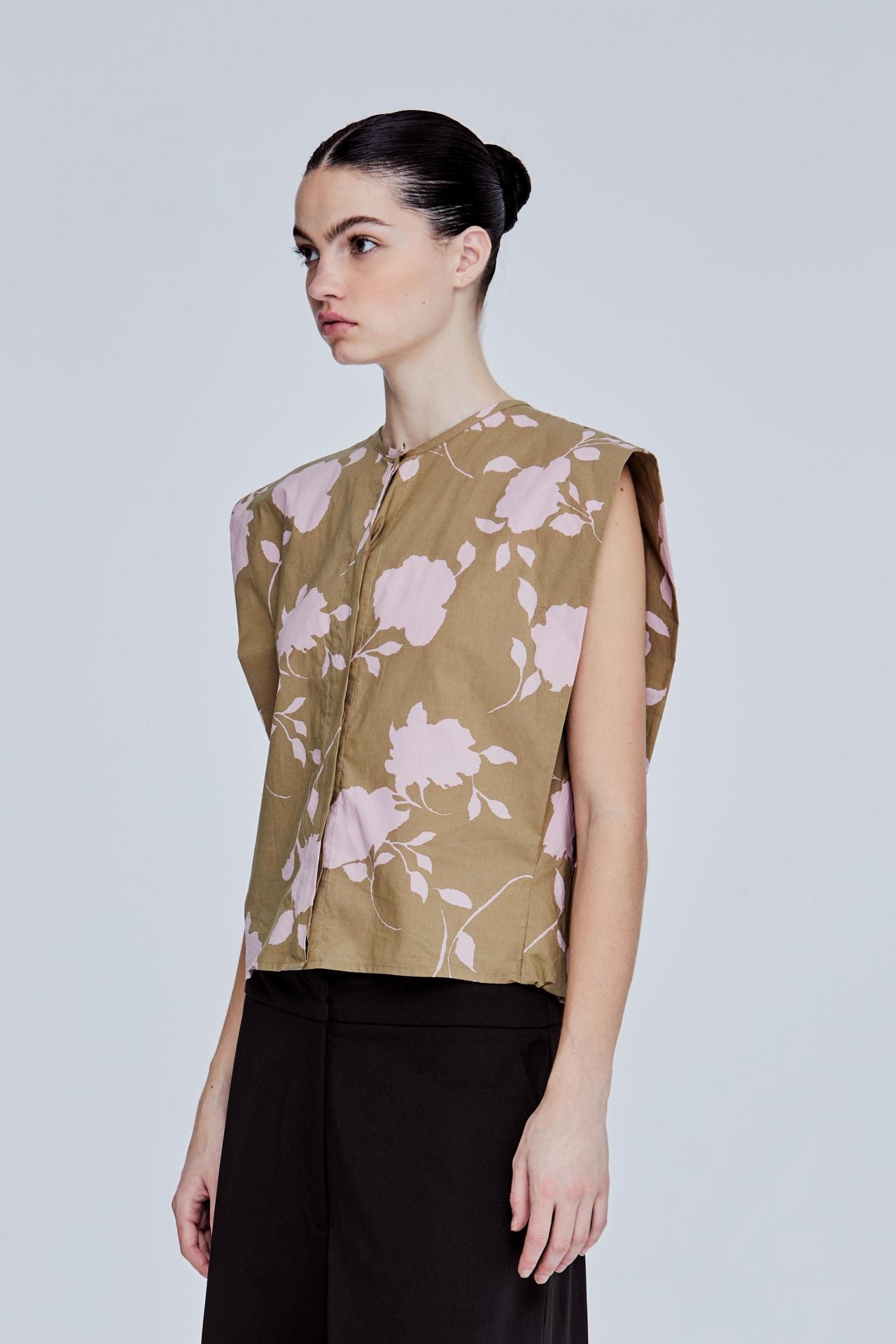 Pattern Crop Top