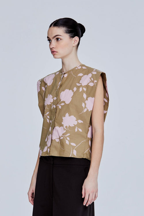 Pattern Crop Top