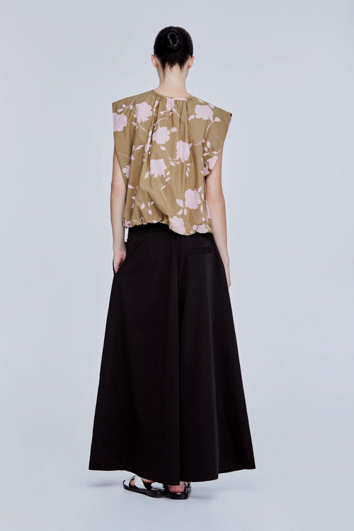 Pattern Crop Top