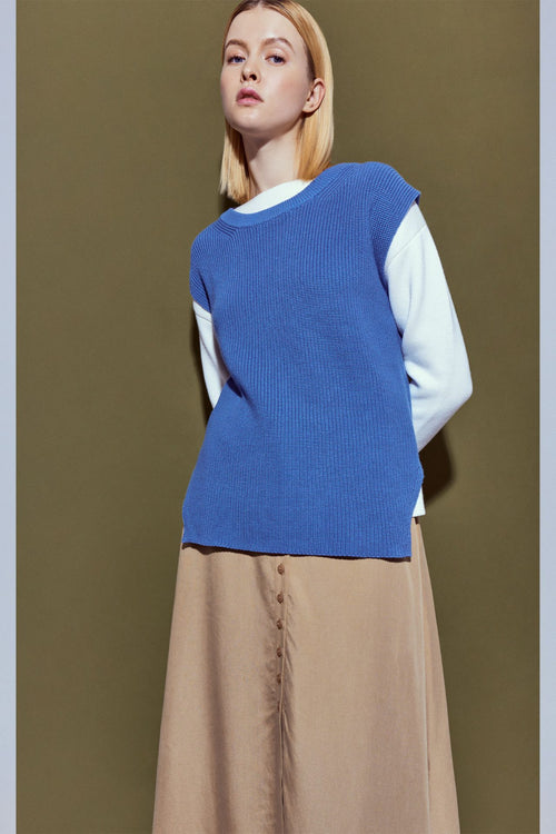 Slits Detailed Tunic Knit