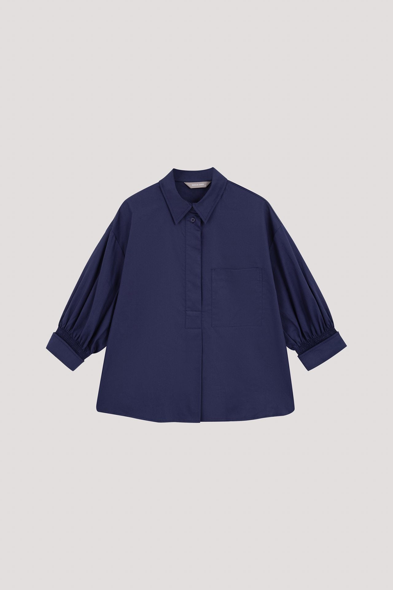 back button blouse (025 White) holk - A.I.R.AGE ONLINE STORE
