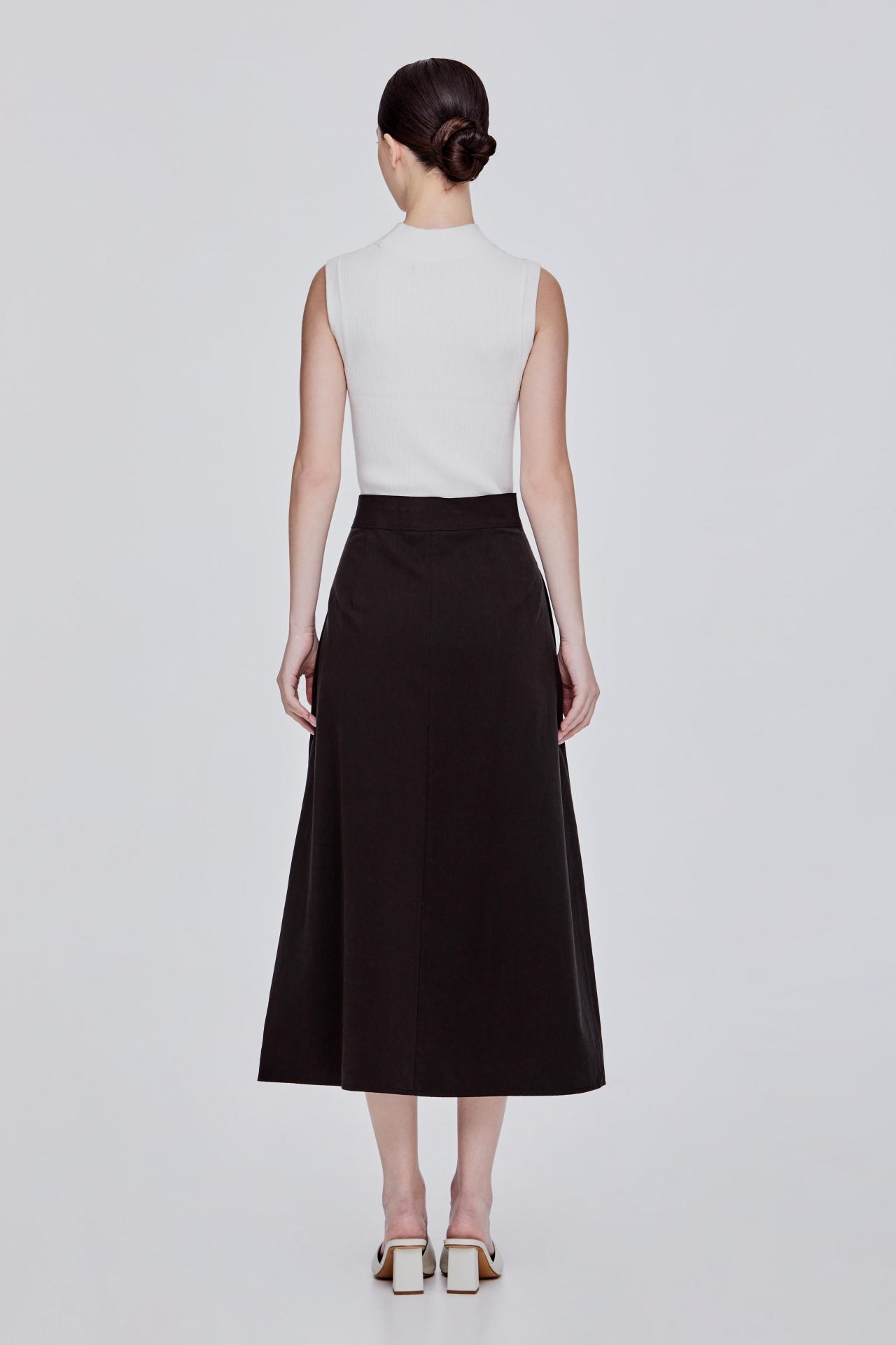 ★送料・関税込★OPEN YY★WRAP-OVER WAIST SKIRT★ A-line Wrap Skirt – SANS & SANS Singapore