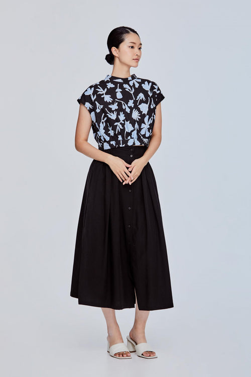 Pattern Crop Top