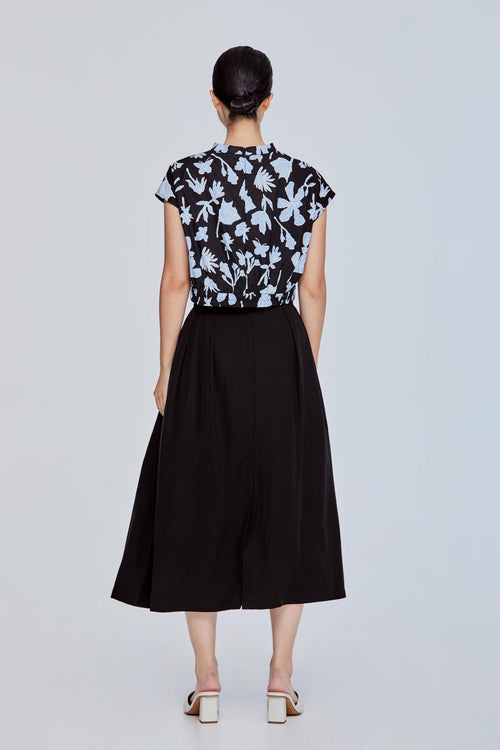 Pattern Crop Top