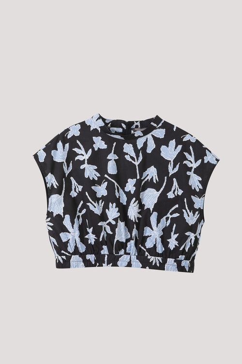 Pattern Crop Top