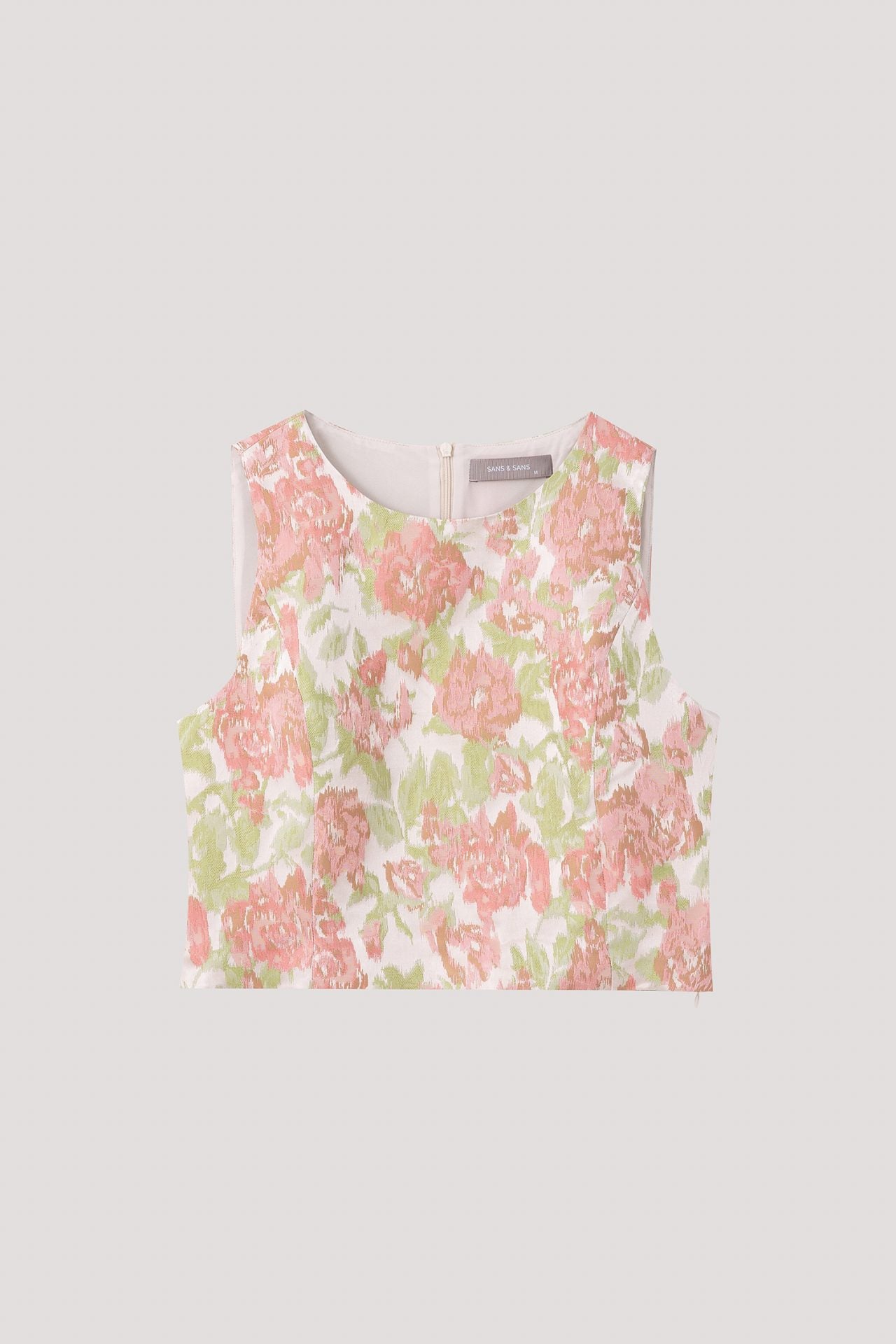 Jacquard Sleeveless Top