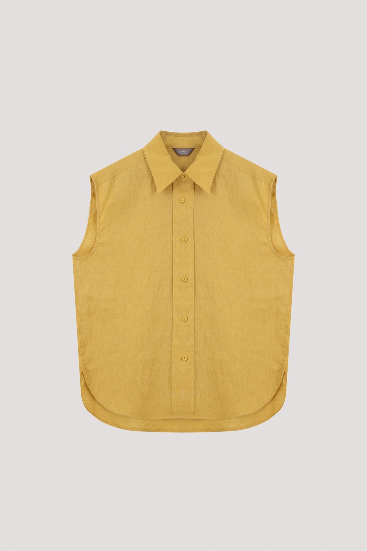 Sleeveless Collared Top – SANS & SANS Singapore