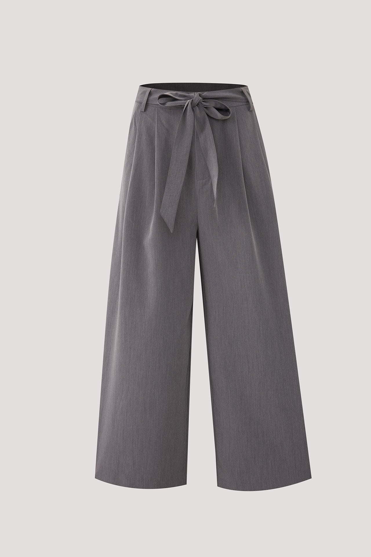Fabric-sashed Wide Leg Pants – SANS & SANS Singapore