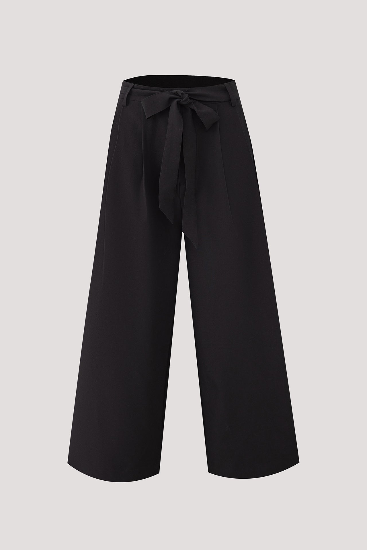 Fabric-sashed Wide Leg Pants – SANS & SANS Singapore