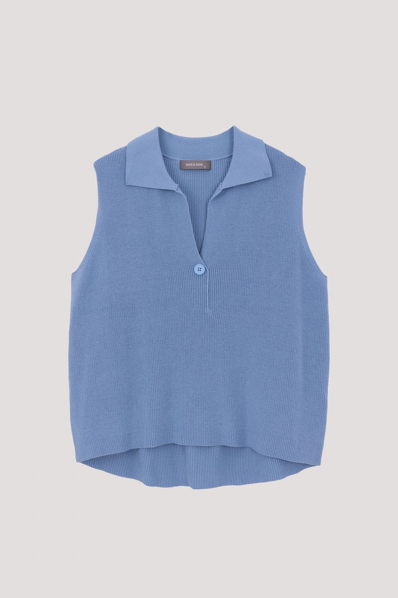 Collared Knit Vest