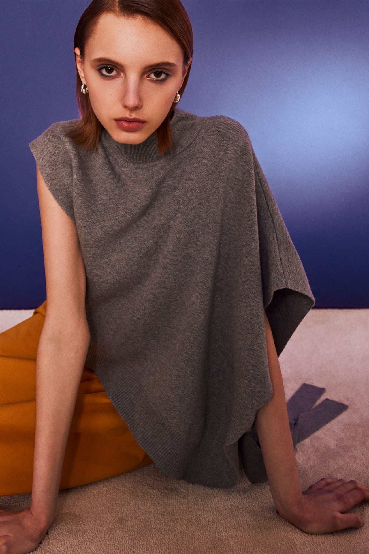 Asymmetrical Hem Knit