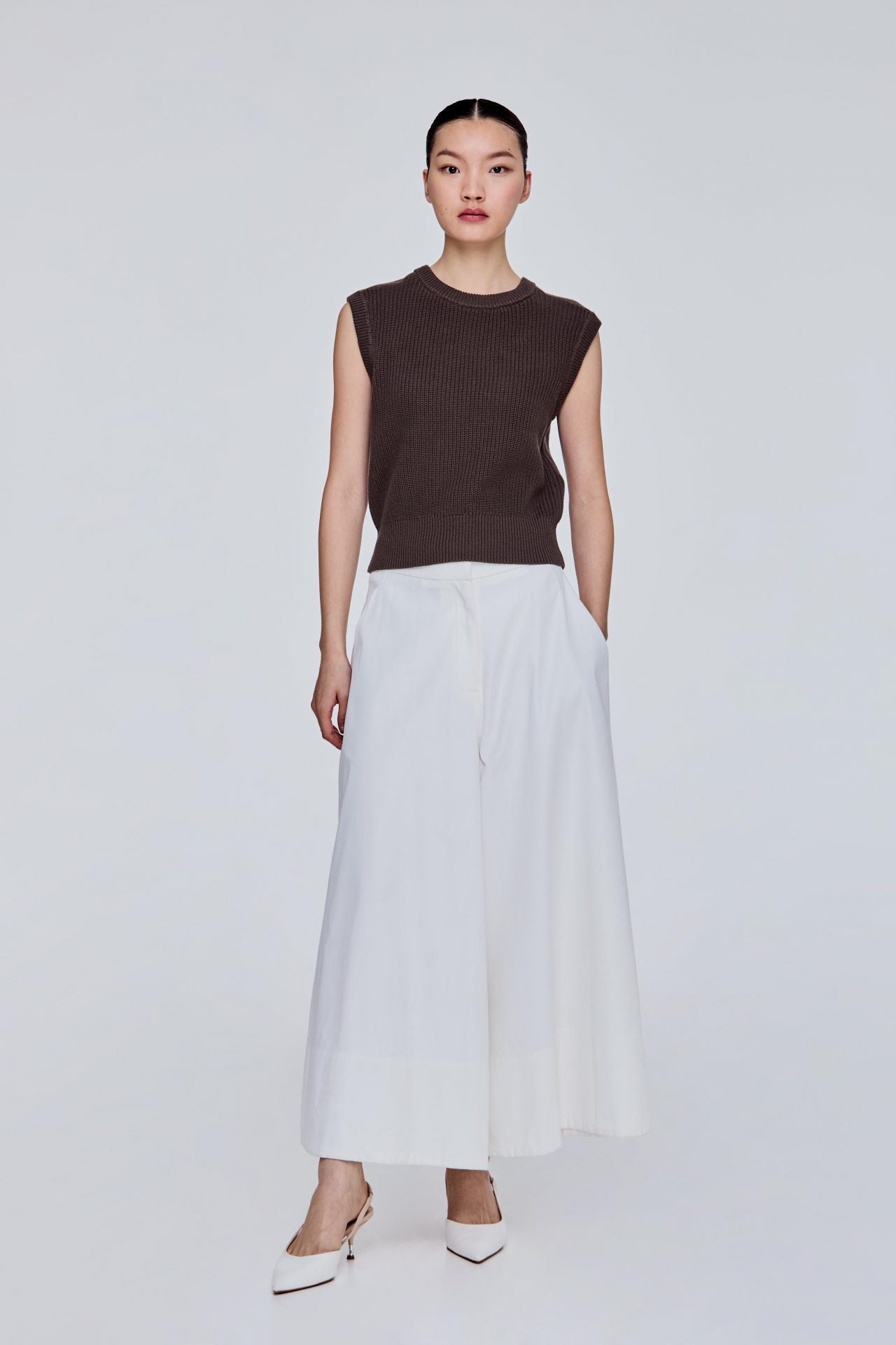 Sequin Detailed Knit Top – SANS & SANS Singapore