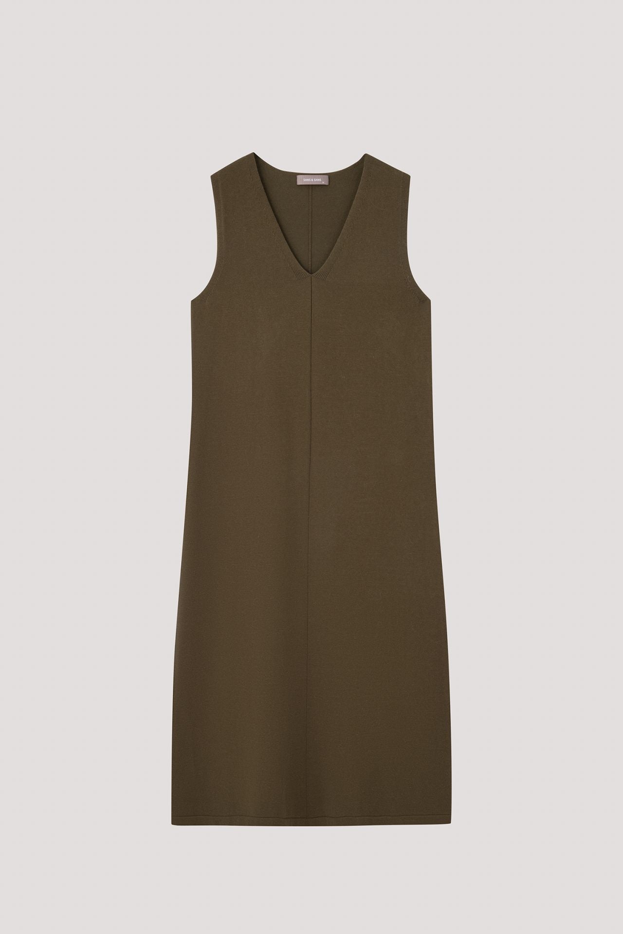 V-neck Knit Dress