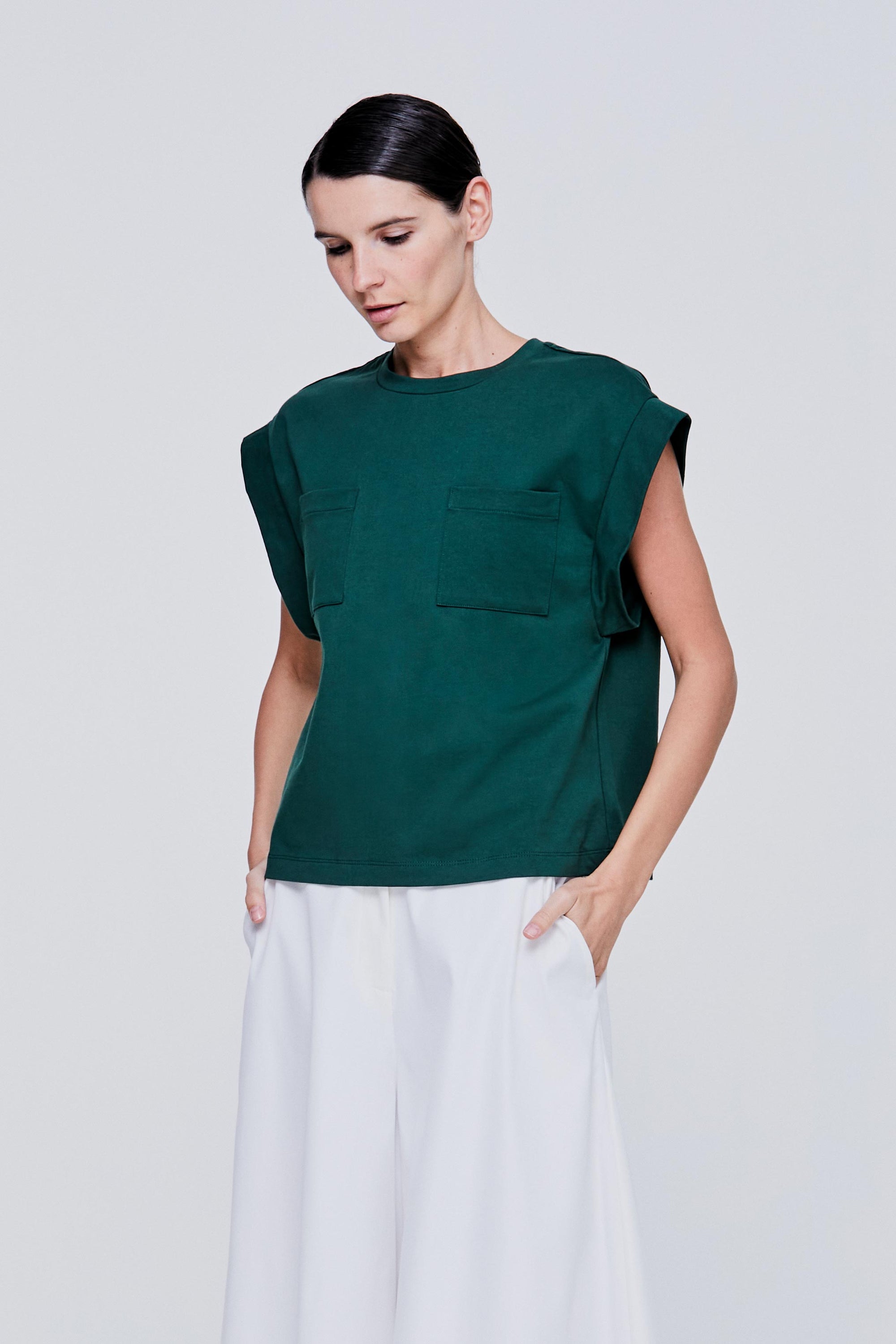 Pockets Detailed A-Line Dress