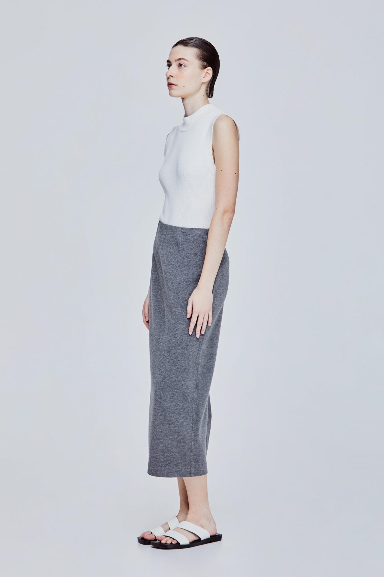 Pencil Slit Skirt – SANS & SANS Singapore
